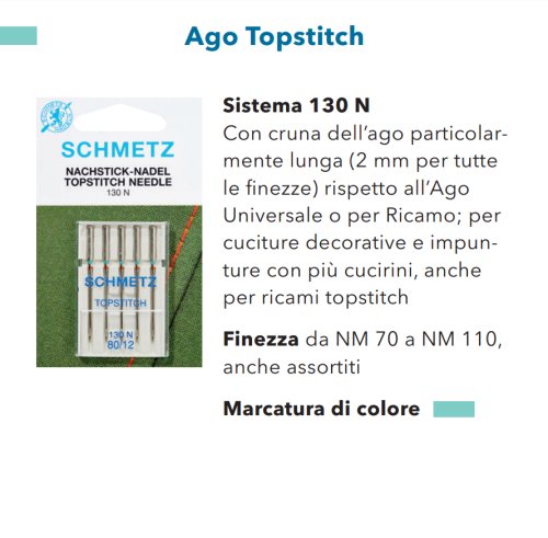 Aghi Schmetz Top Stitch n.90