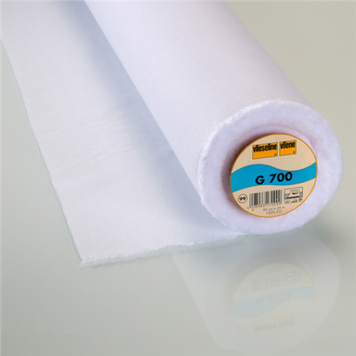 Interfodera termoadesiva tessuto Freudenberg G700 bianco 90 cm x 25 cm